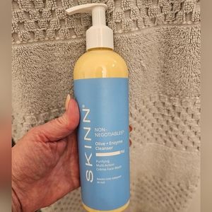 NEW Skinn non negotiables olive and enzyme PM cleanser 12 oz pump